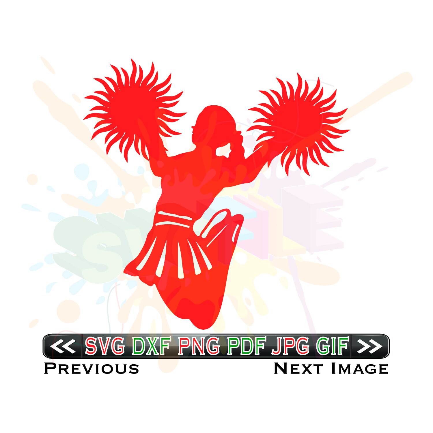 Download Cheerleader SVG Cheer SVG Cheerleading SVG Svg Files Svg ...
