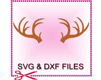 Deer Antler SVG Files, Deer Antlers SVG, Deer SVG, Hunting Svg, Antlers Svg, Antler Svg, Svg, Svg Files for Cricut, Deer Hunting Svg
