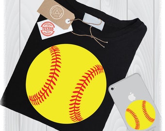 Softball SVG Files | Cricut & Silhouette Cut Files (Digital Download)