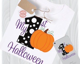 My 1st Halloween SVG Files | Cricut & Silhouette (pdf, png, dxf)