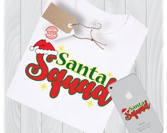 Santa Squad SVG | Christmas Cricut Design (Digital Files)