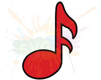 Pliki SVG z nutami muzycznymi, klucz wiolinowy, grafika muzyczna (pobieranie cyfrowe)