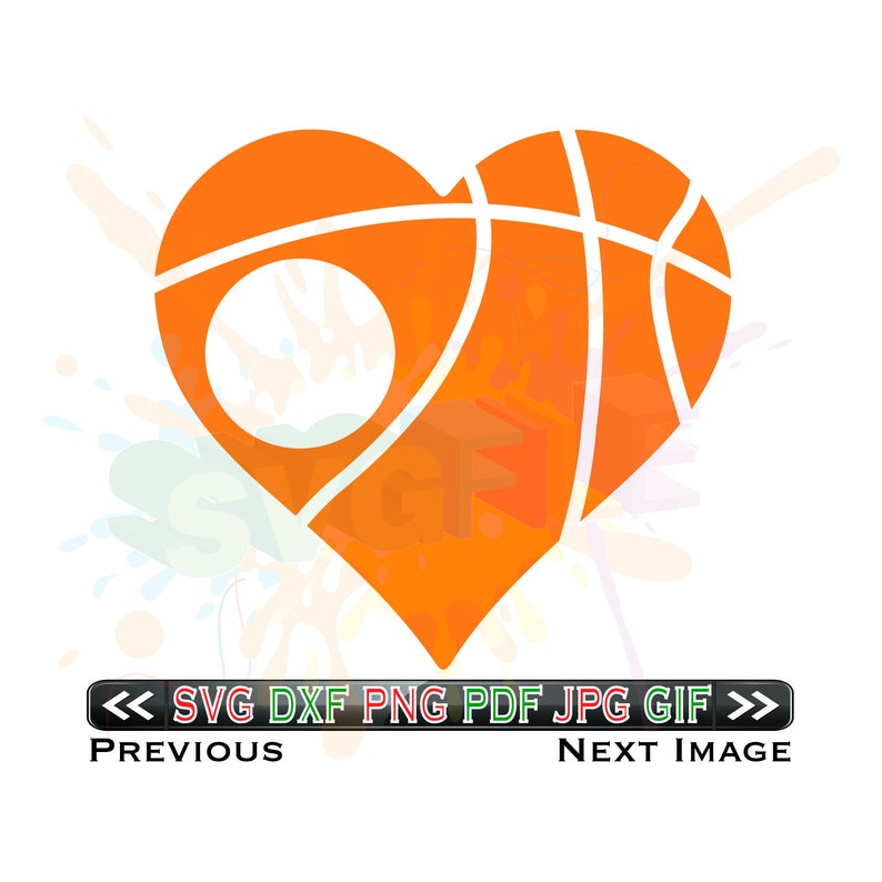 Download Basketball Heart Svg Files Basketball Svg Monogram Svg ...