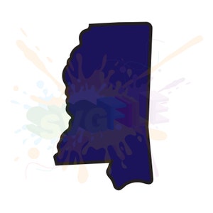 Mississippi SVG Files, SVG State SVG, Svg File, Mississippi Clipart, Mississippi Cut File, Mississippi Svg File, Svg Files for Cricut