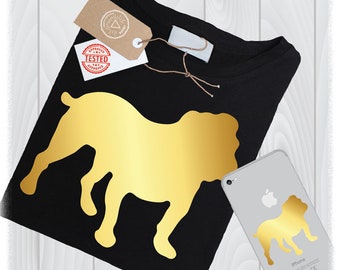 English Bulldog SVG Bundle, Clipart for Cricut, Silhouette (Digital Files)