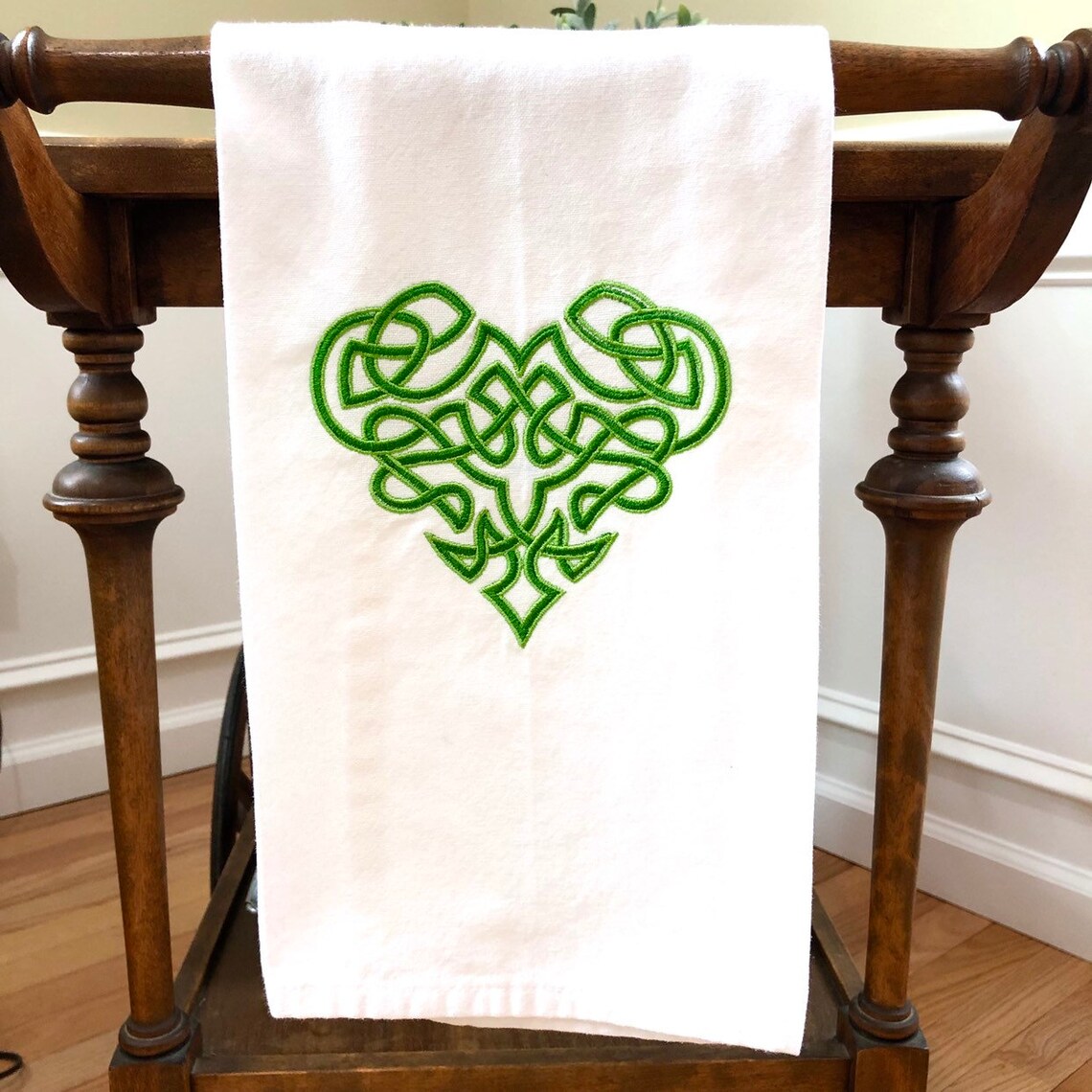 Irish Tea Towel Irish Celtic Knot Tea Towel Irish Kitchen Etsy