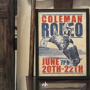 Coleman Rodeo Poster