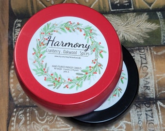 Harmony ~ Fragrant Parasoy 6 Ounce Candle ~ Winter Scent Line