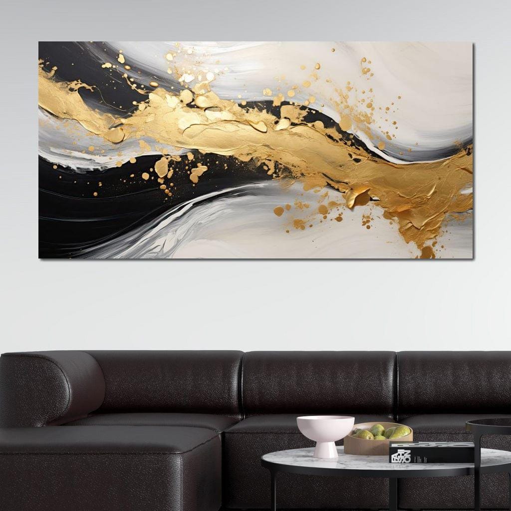 Morningstar Gold Swirl 2 - Tanni Cylon: Abstract Modern Decor