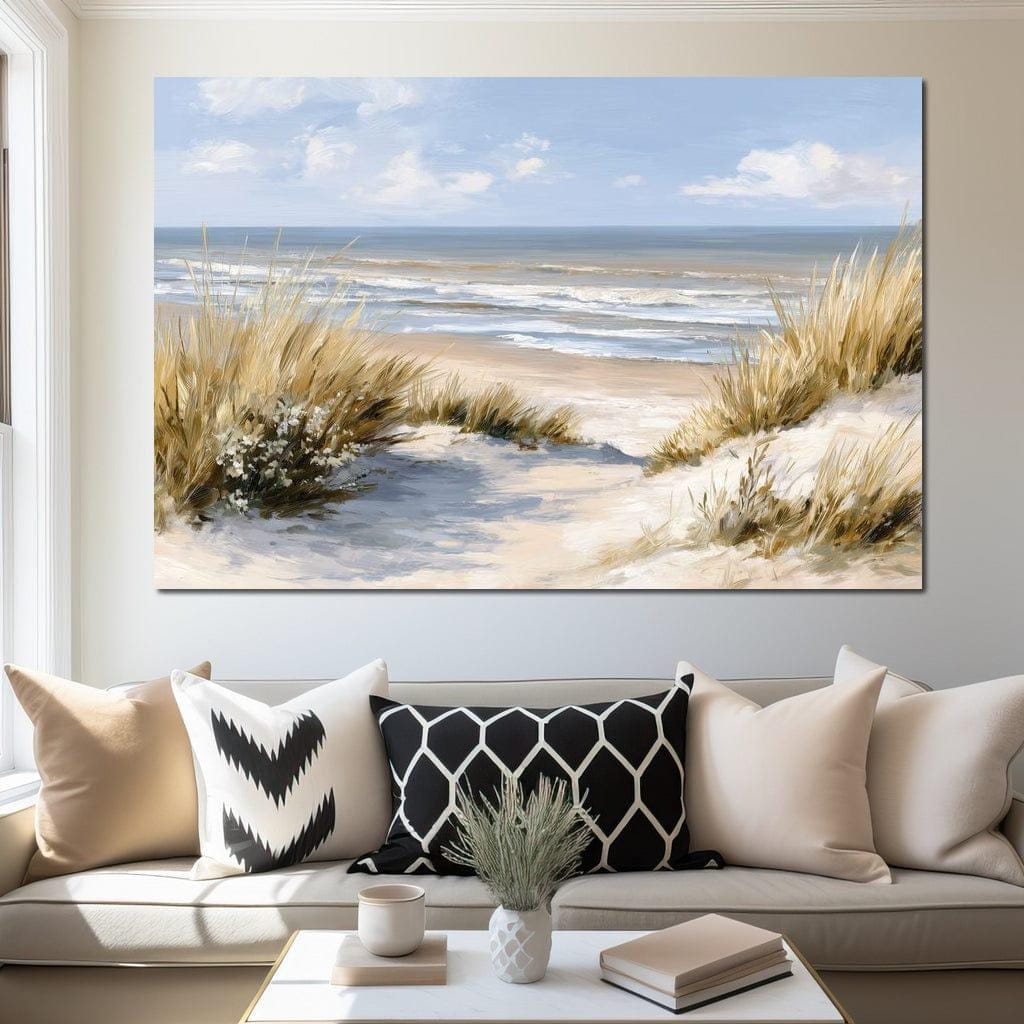 Coastal Dunes Ocean Breeze | Coastal Wall Art Beach Dunes Seascape ...