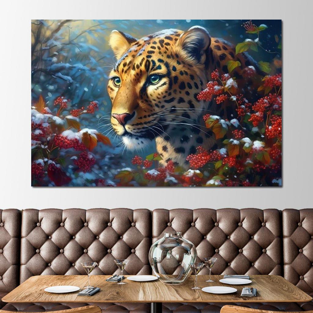 Winter Jaguar - Neal Hackett: Wildlife Painting | Jungle Cat Art ...