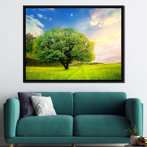 Spring Prairie: Serene Green Landscape Wall Art | Nature Photography ...