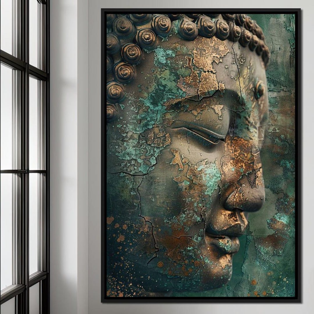 Ancient Tranquility Heritage: Buddha Wall Art | Meditation Wall Decor ...