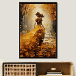 Amber Forest Promenade - NicheCanvas