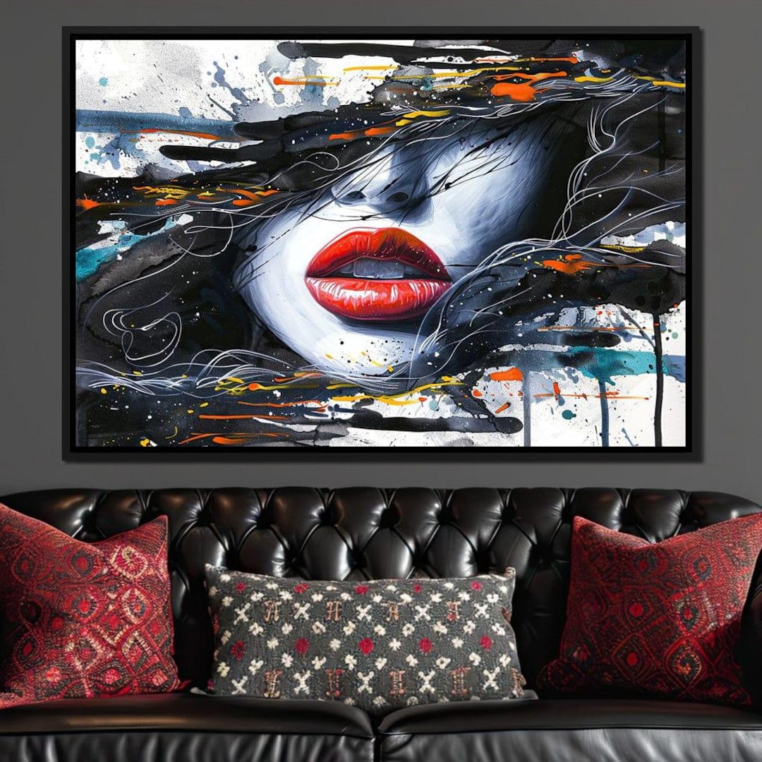 Spectral Siren Serenade: Abstract Female Portrait Art | Modern