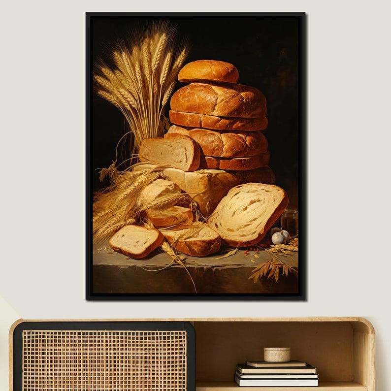 Feast of Wood and Bread - NicheCanvas