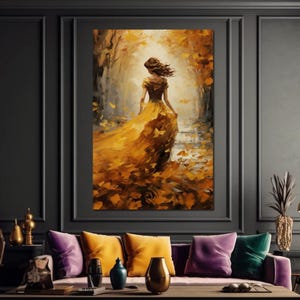 Amber Forest Promenade - NicheCanvas