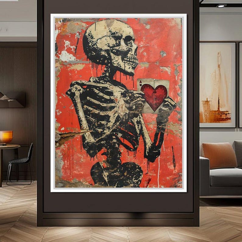 Romantic Skeleton 8 - NicheCanvas