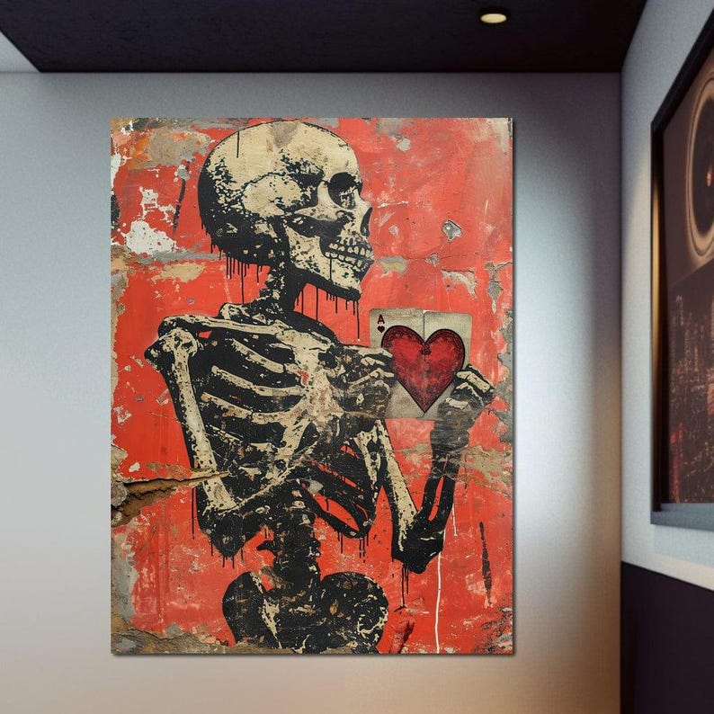 Romantic Skeleton 8 - NicheCanvas