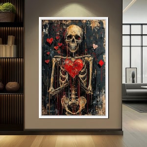Romantic Skeleton 5 - NicheCanvas