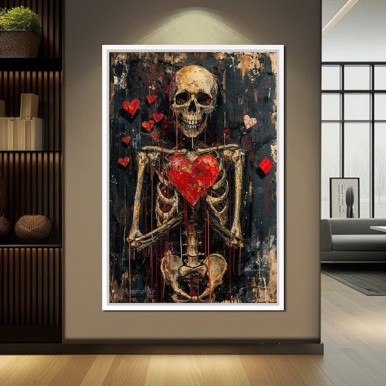 Romantic Skeleton 5 - NicheCanvas