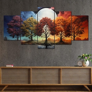 Four Seasons Forest - NicheCanvas