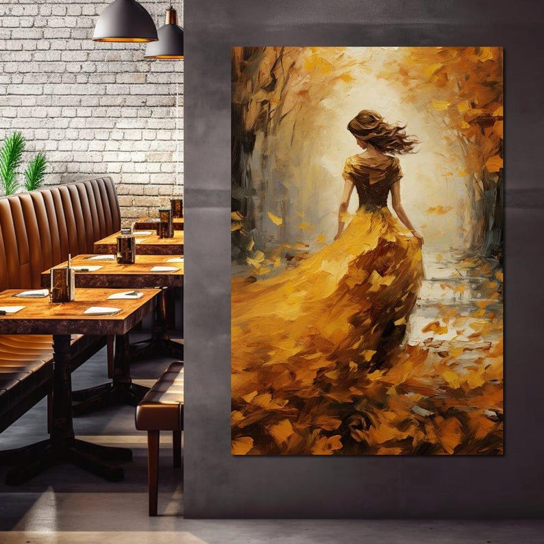 Amber Forest Promenade - NicheCanvas