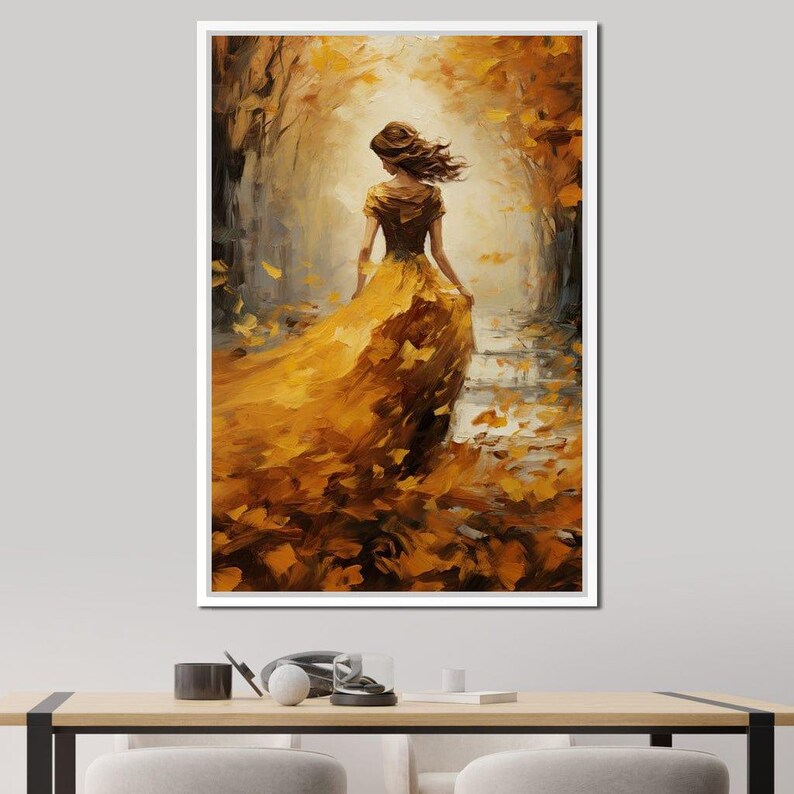 Amber Forest Promenade - NicheCanvas