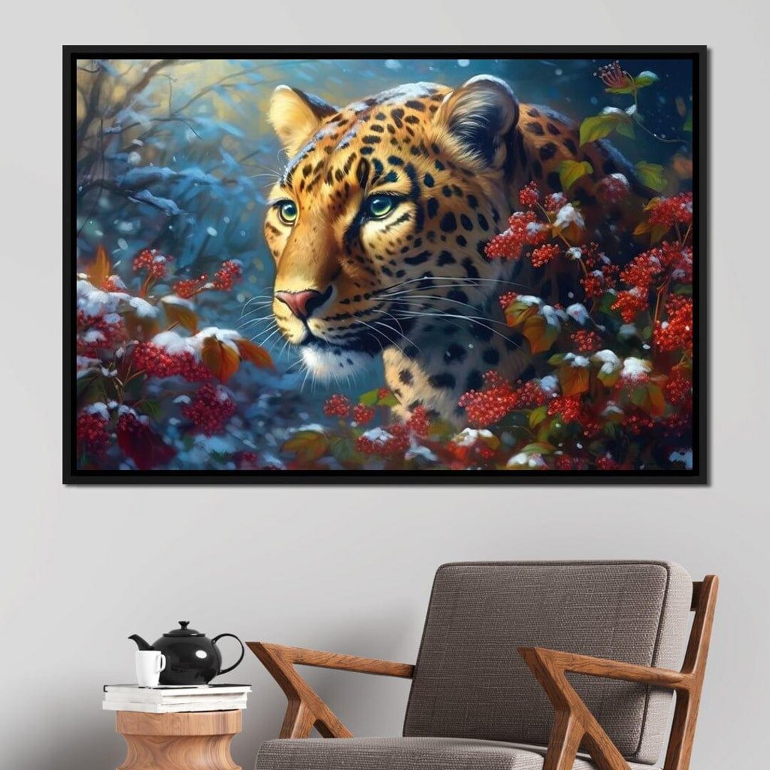 Winter Jaguar - Neal Hackett: Wildlife Painting | Jungle Cat Art ...