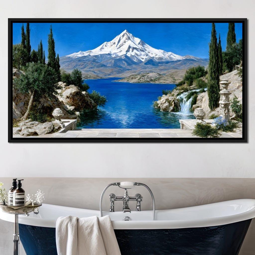 Majestic Peaks and Tranquility: Serene Mountain Landscape | Nature