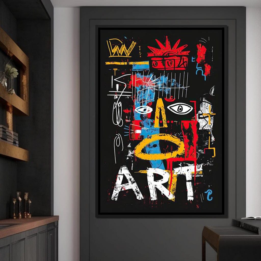 Urban Dreamscape Melody: Graffiti Inspired Wall Art Bold Modern Art ... - City-Inspired Wall Art Ideas