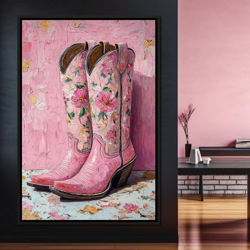 Écharpes western chiffon sauvage cowboy rose fuchsia cachemire floral
