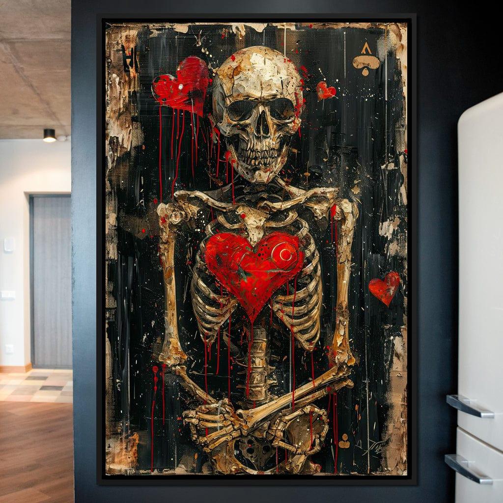 Romantic Skeleton 3 - Raven Blackwood: Dark Fantasy Skull Art Home