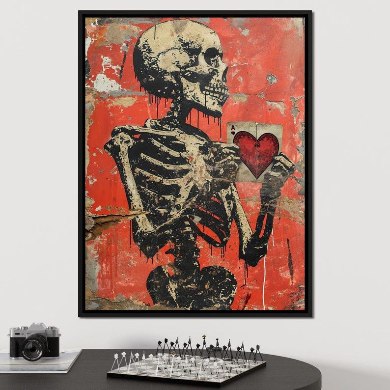 Romantic Skeleton 8 - NicheCanvas