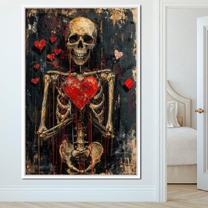 Romantic Skeleton 5 - NicheCanvas