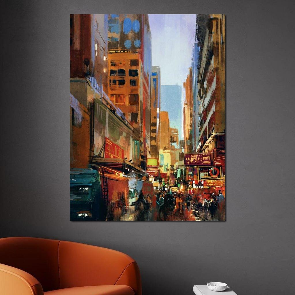 Pyrgonia City: Urban Landscape | City Scene Art | Vibrant Colors