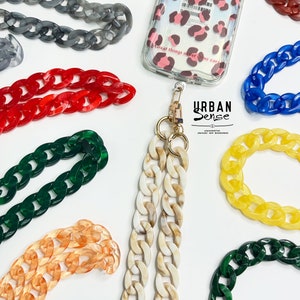 Kleurrijke crossbodyketting voor telefoonhoesje, verstelbaar telefoonkoord, telefoonketting, riem voor mobiele telefoon, telefoonketting, kerstcadeau, cadeau voor haar