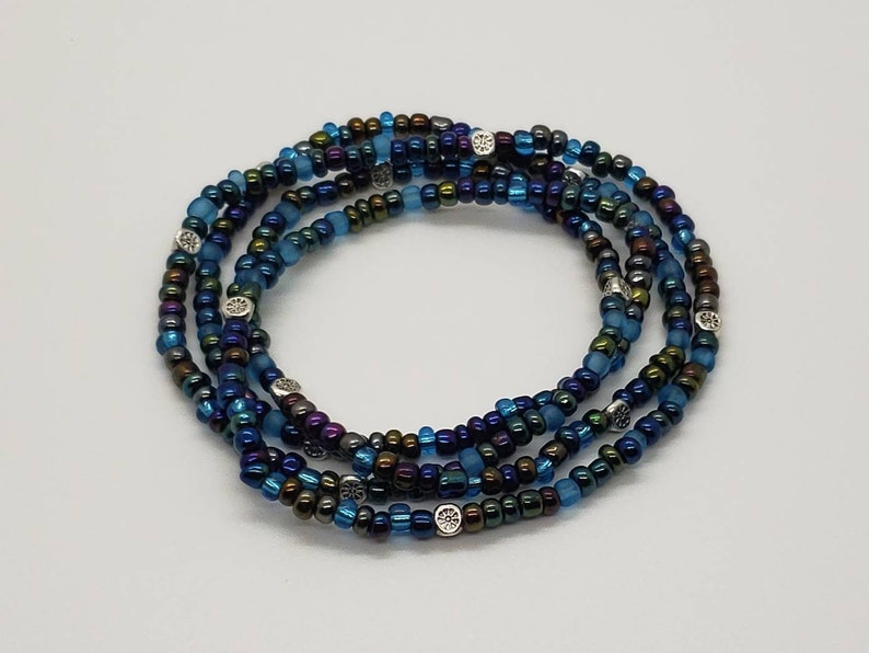 waist beads Midnight Blue