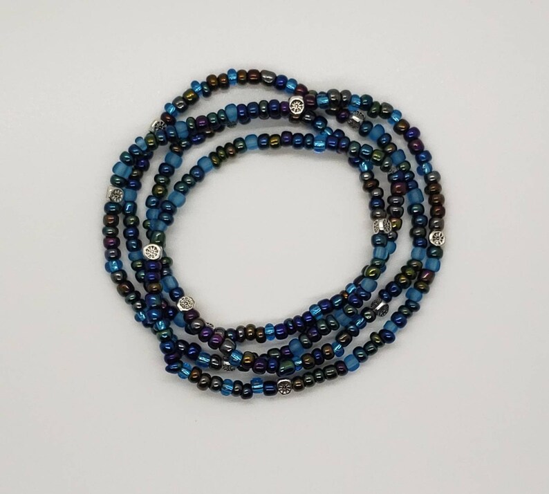 waist beads Midnight Blue