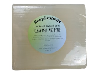 SFIC Melt and Pour Glycerin Low Sweat Soap Base 1 lb