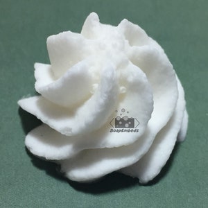 Whipped Cream Dollop Small Soap Embed - Unscented Soap Favor
