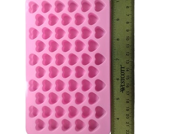 Hearts Mini Silicone Mold 55 cavity