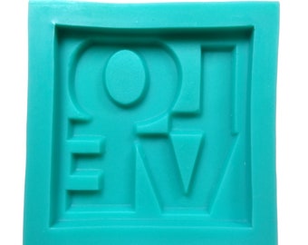 LOVE Silicone Soap Bar Mold