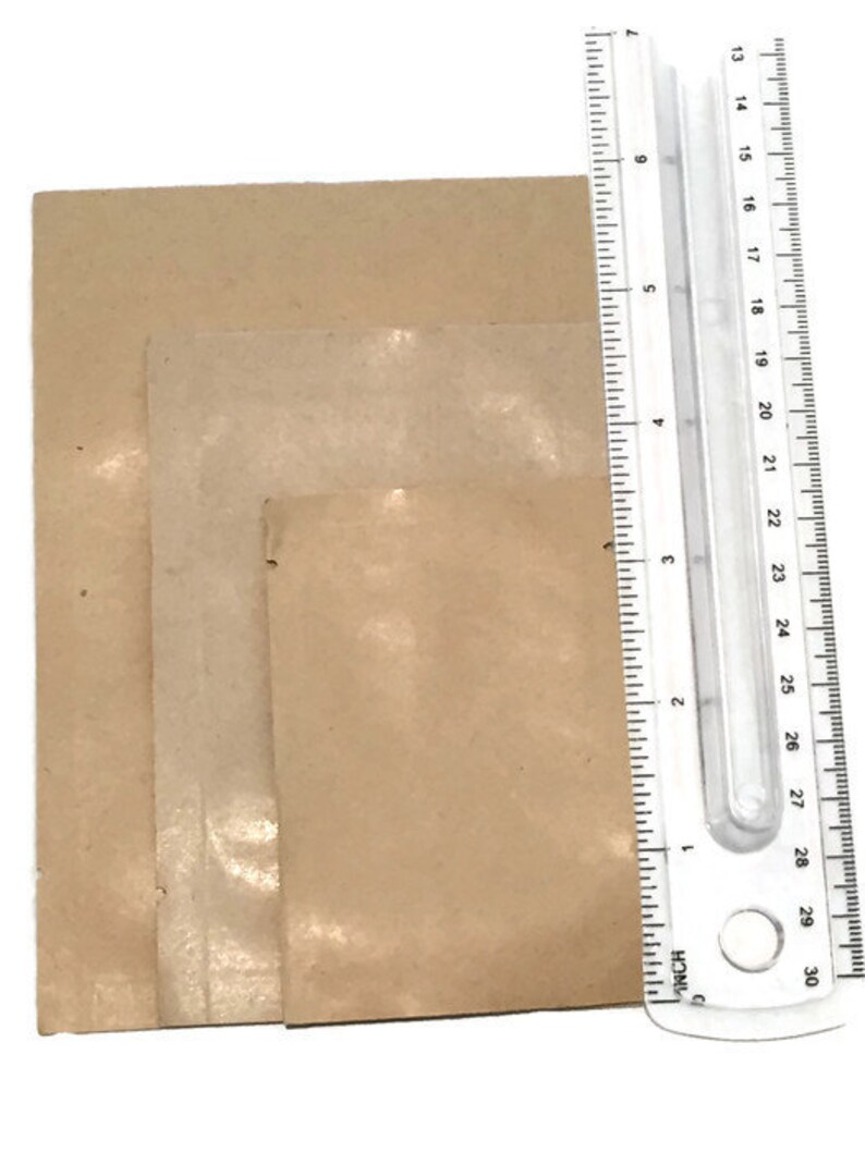 Small Kraft Heat Seal Sample Packet Etsy