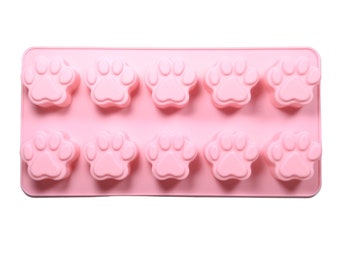 Cat Paw Silicone Soap Mold 8 cavity