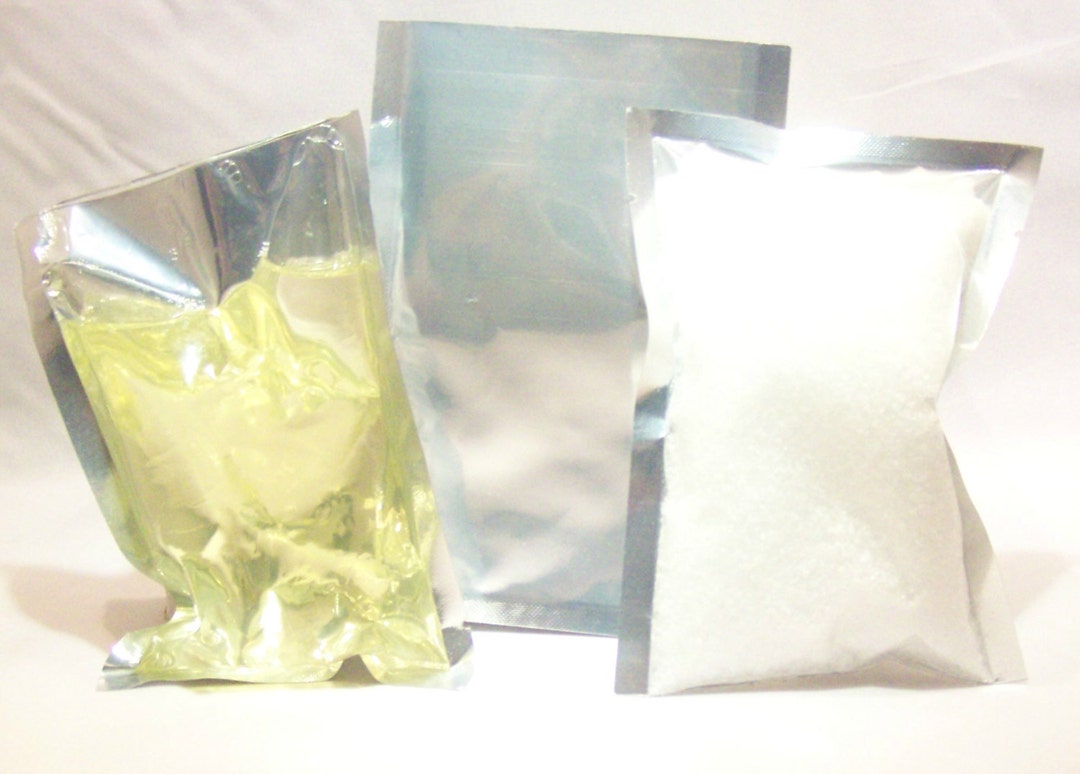 Large Silver/clear Heat Seal Sample Packets 50 Pack Etsy