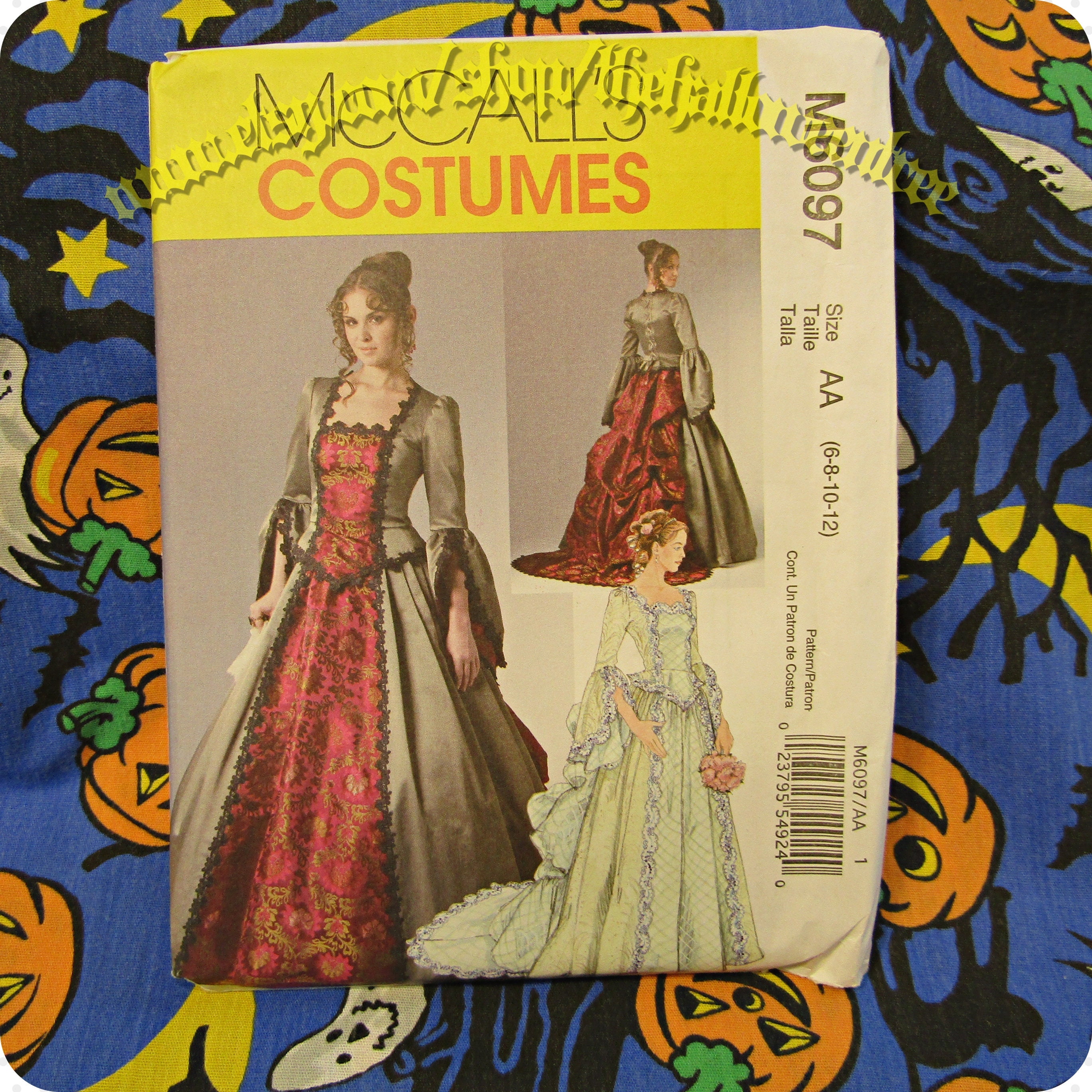 Mccalls 6097 18th Cent Baroque 1700s Wedding Dress Sewing Pattern