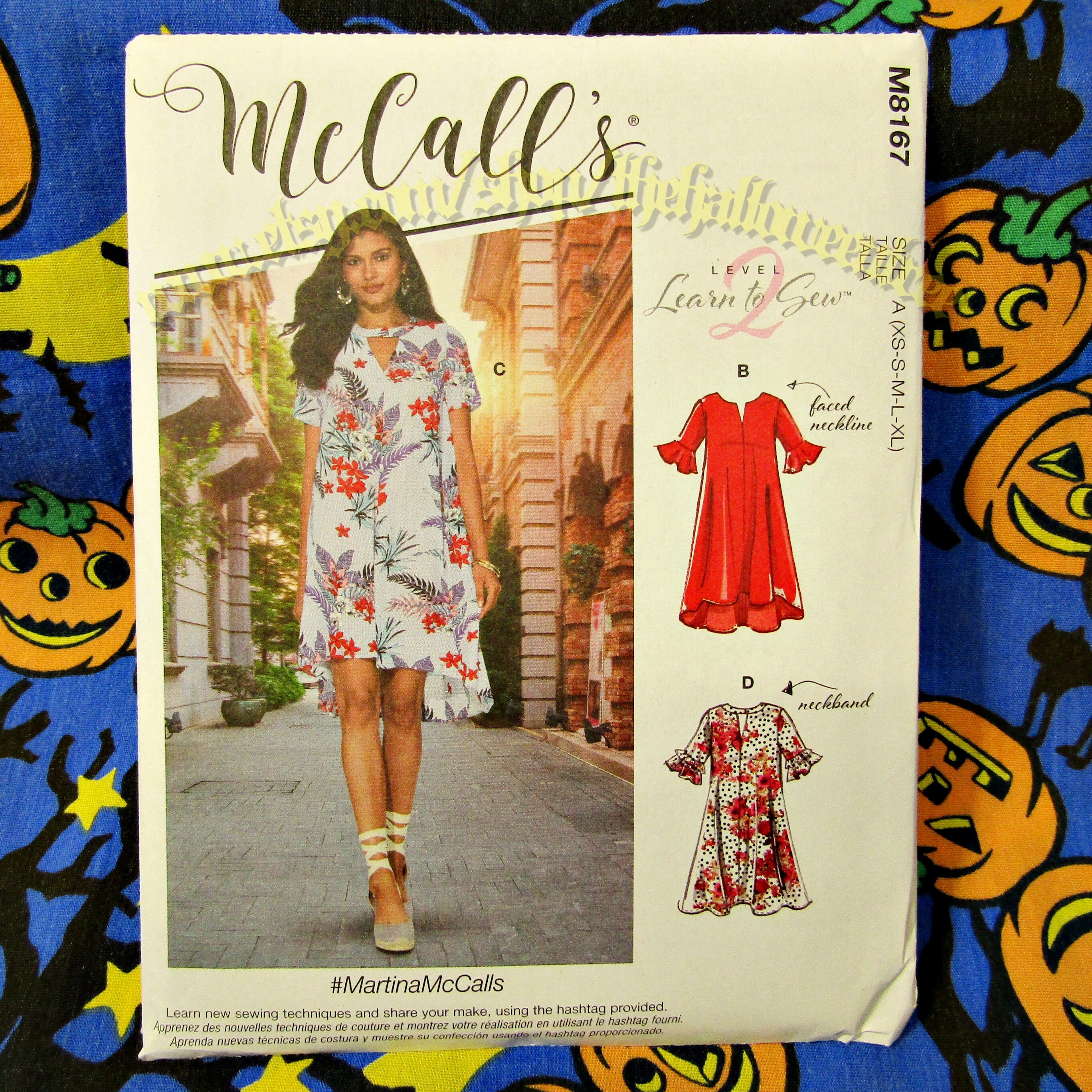 McCalls 8167 Breezy off the shoulder Boho dress sewing pattern Etsy