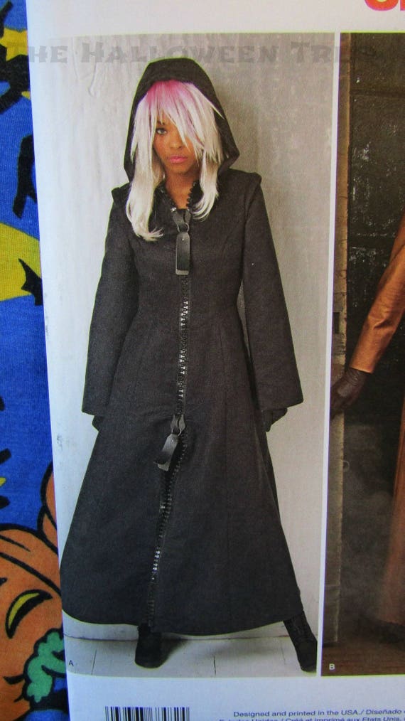 S8482 Simplicity Sewing Pattern Misses' The Matrix Costume Trench Coats  Cosplay