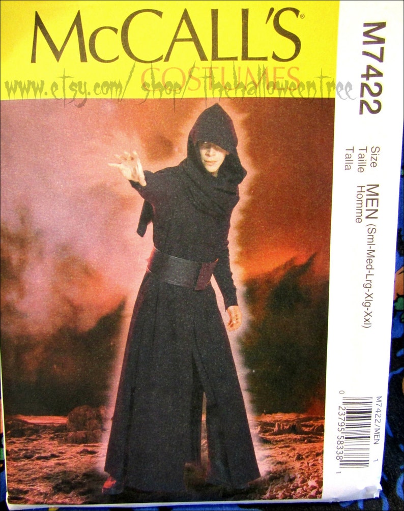McCall's 7422 KYLO REN Star Wars costume sewing pattern Etsy